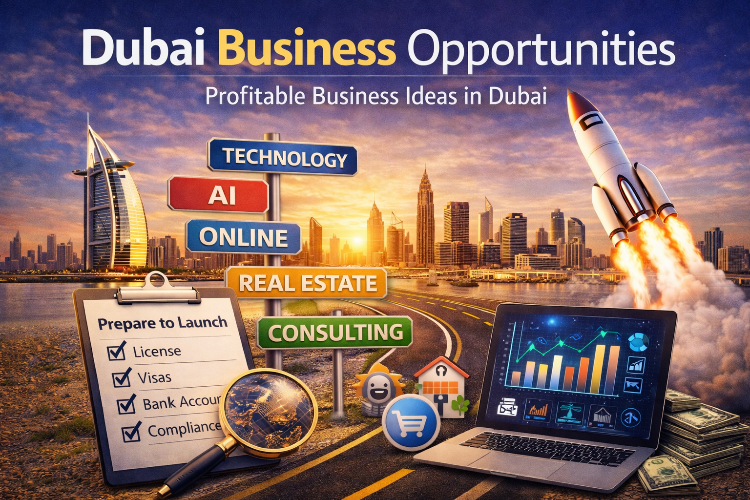 Dubai Business Opportunities | Profitable Business Ideas in Dubai UAE - https://dubaiuae.gumroad.com/l/DubaiBusinessSetupGuide