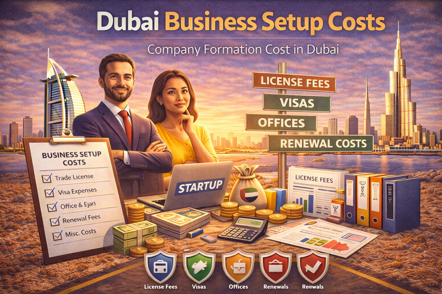 Dubai Business Setup Costs Company Formation Cost in Dubai UAE