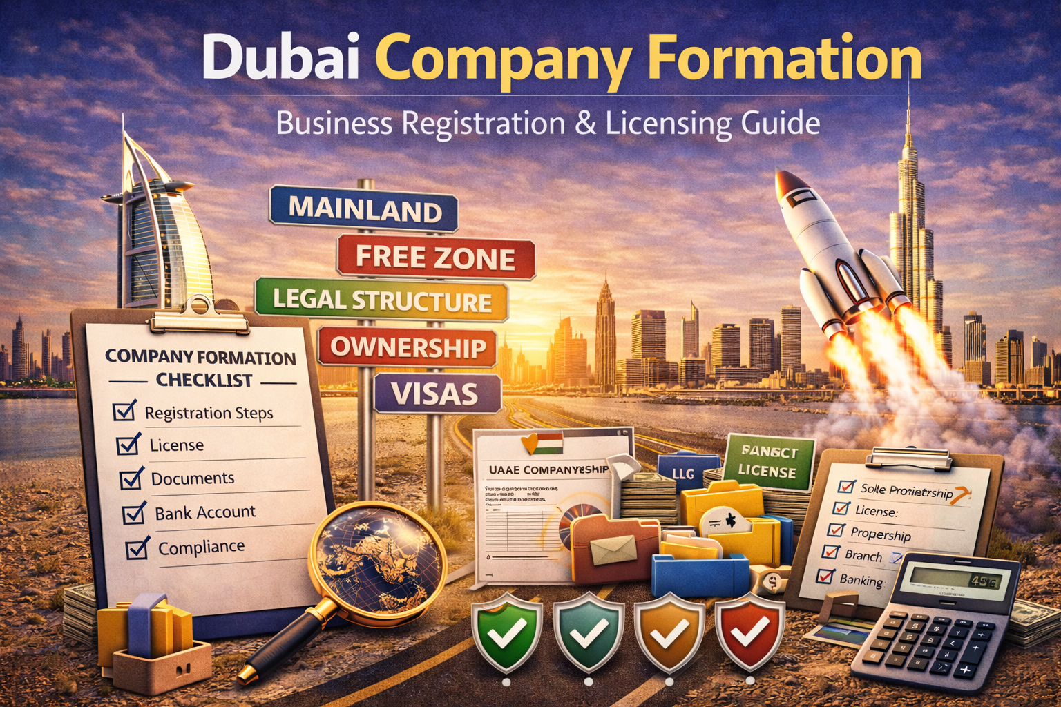 Dubai Company Formation | Business Registration & Licensing Guide - https://dubaiuae.gumroad.com/l/company-formation-in-dubai