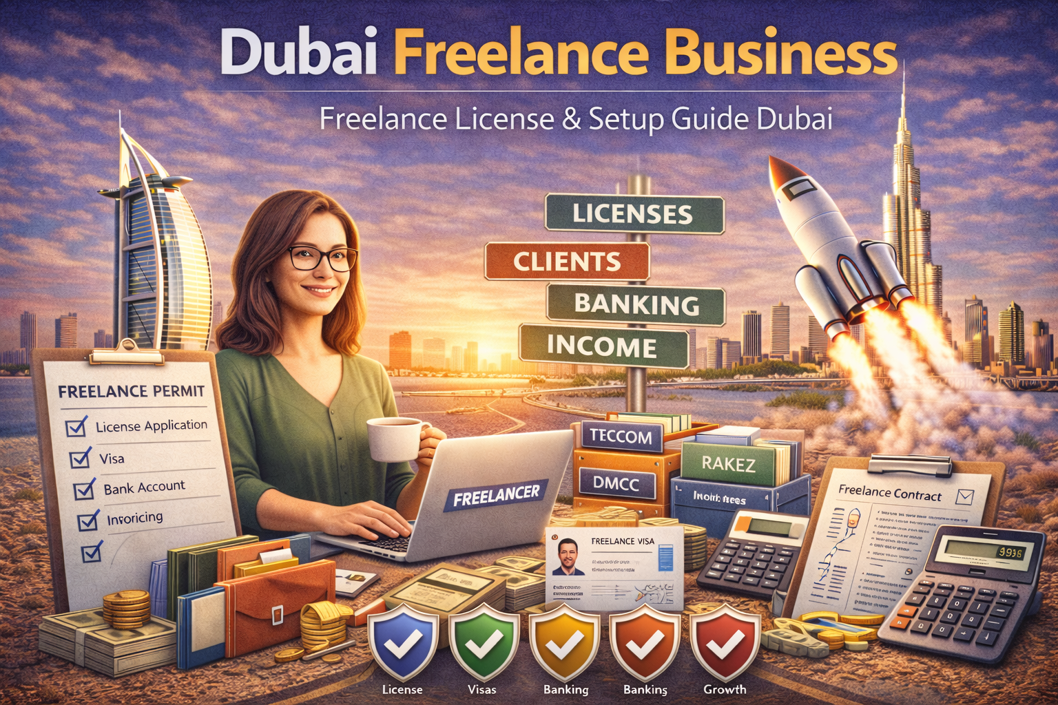 Dubai Freelance Business | Freelance License & Setup Guide Dubai UAE