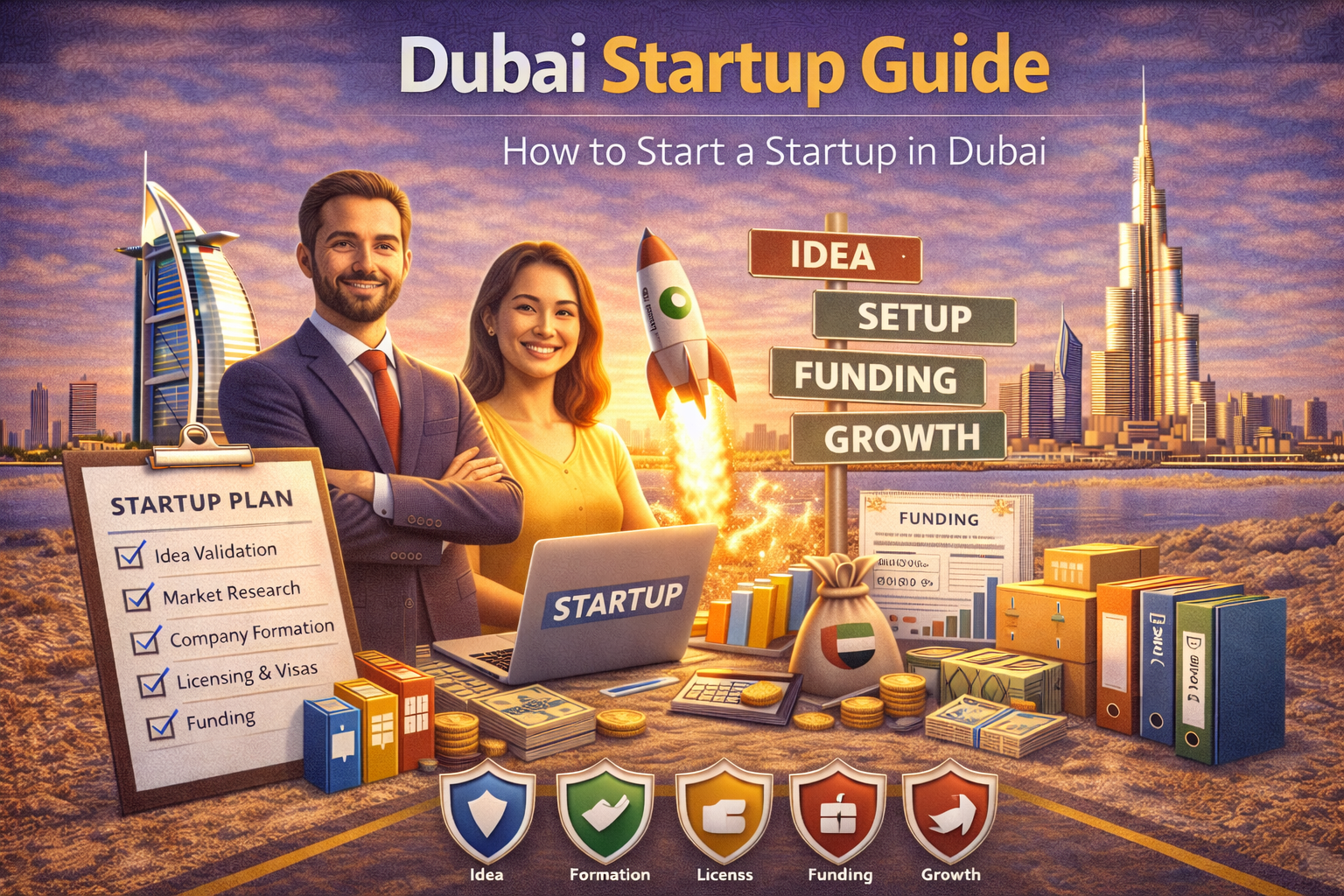 Dubai Startup Guide | How to Start a Startup in Dubai UAE